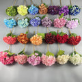 Graduation Decorative Single Stem Silk Hydrangeas Artificial Flowers Bulk Sale with Customized Color & Logo