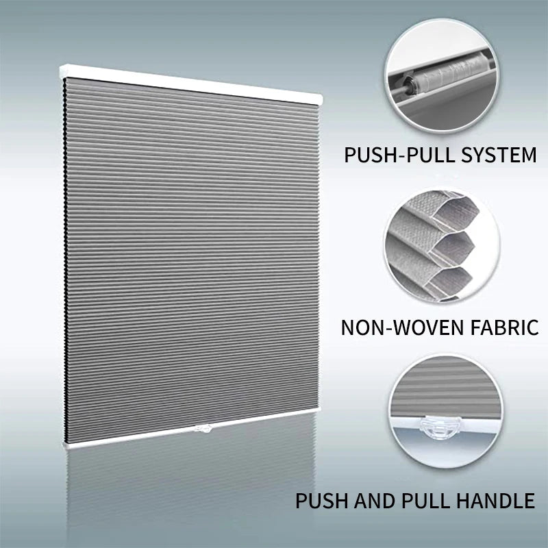 Top Down Bottom up Cellular Blinds Can Be Customized Size Home Blackout Honeycomb Blinds