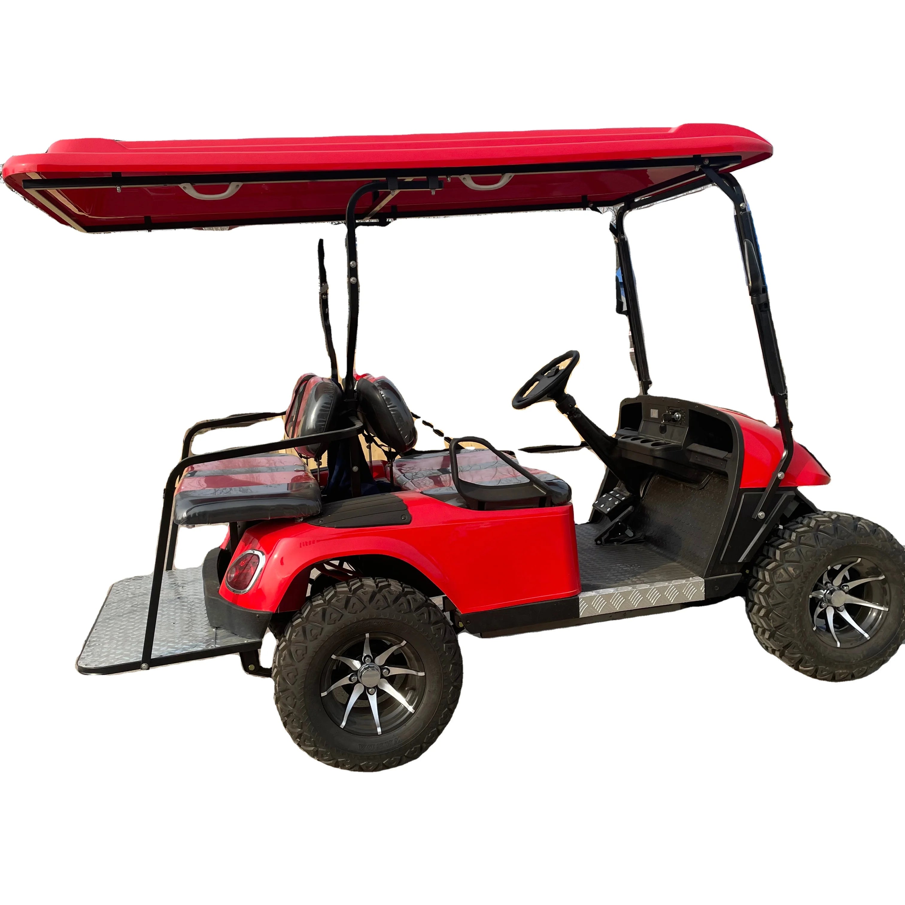 2023 Top Sale Electric 4 Wheel Golf Scooter with 3000-5000W Motor 30km/h Speed 7-8 Seats Lead Acid Battery