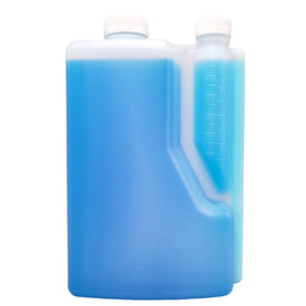 New Design 2000ml HDPE Fuel Stabilizer Bottle with Child Resistant Screw Cap and Small Chamber 4oz/120ml