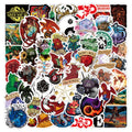 50Pcs Classic Board Game Dungeons and Dragons Graffiti Sticker for Boy Laptop Bottle Waterproof Home Decor Gift Sticker