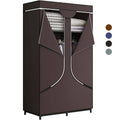 Custom Fabric Almirah Wadrober Roperos Closet Waldrop Bedroom Furniture Narrow Corner Mobile Portable Storage Wardrobe MegaBDM