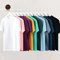 TITI Wholesale Factory Black T-Shirt Trendy Custom Print Personalized Tshirt Men Oversized Cotton Blank T Shirts in Bulk