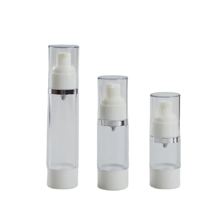 Luxury 15ml 30ml 50ml Refillable Cosmetic Twist Vacuum Airless Serum Oil Lotion Spray Pump Bottle