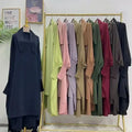 2023 Wholesale High Quality Two Pieces Jilbab With Plants New Style Fashionable Jilbab for Muslim Women