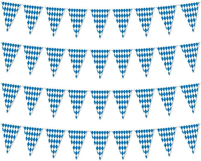 14*21cm Durable Polyester Digital Printing Oktoberfest Flag for Themed Party Decorations