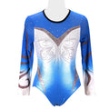 Gymnastics Leotard Unisex Plus Size Long Sleeve Ballet Dance One Piece Activewear Spandex/Polyester Quick Dry Lightweight High