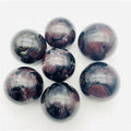 Wholesale Natural Polished Stone Crystal Sphere Red Garnet Ball for Decoration
