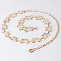 Large Yard Extension Decorative Metal Waist Chain Fashion Accessories Elegant Butterfly Design Belt Chains