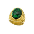 Fashion Fine Stainless Steel Finger Ring Jewelry Gemstone Charm Rings Men