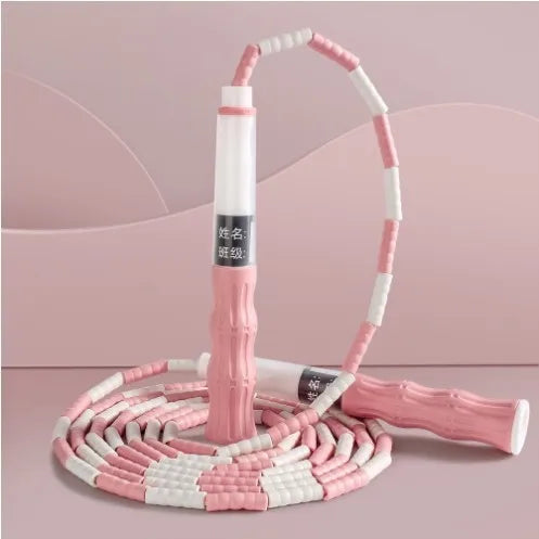 Signable Primary Secondary School Students Kindergarten Adjustment Fitness Beaded Jump Rope for Beginner Children