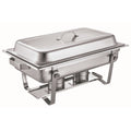 Buphex SS201 Hotel Equipment Economy 8L GN1/2x2 Food Warmer 433-2 Stainless Steel Chafing Dish for Buffet Parties Restaurants