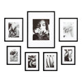Photo Frame Collage Frame Wall Frame Set MDF Wooden Wood Wholesale and Custom Hot Sale Simple Stylish 4x6 6x8 5x7 8x10 Black