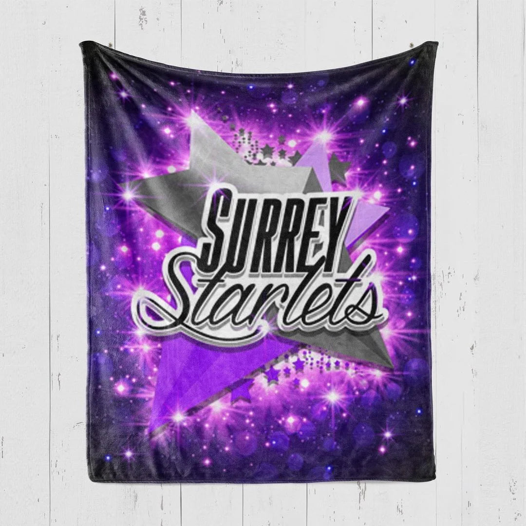Custom Digital Print Super Soft and Cozy Sports Team Blanket 0 MOQ Winter Fleece Knitted with Logo