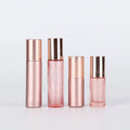 5ml 10ml Rose Gold Perfume Essential Oil Glass Roller Bottle for Custom Logo Printing Box Branding