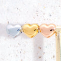 High Quality Luxury Designer Bulk DIY Smooth Bead Customizable Letters Charm Bulk Bracelet Heart Jewellery 316L Charms
