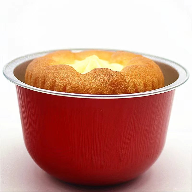 175ml Smooth Wall Disposable Foil Tray PET Material with Hot Sealing Lids Aluminium Foil Container