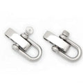 Yiwu Aceon Stainless Steel D-shaped Buckle Umbrella Rope Bracelet Buckle Horseshoe Buckle Screw U Shape Clasp