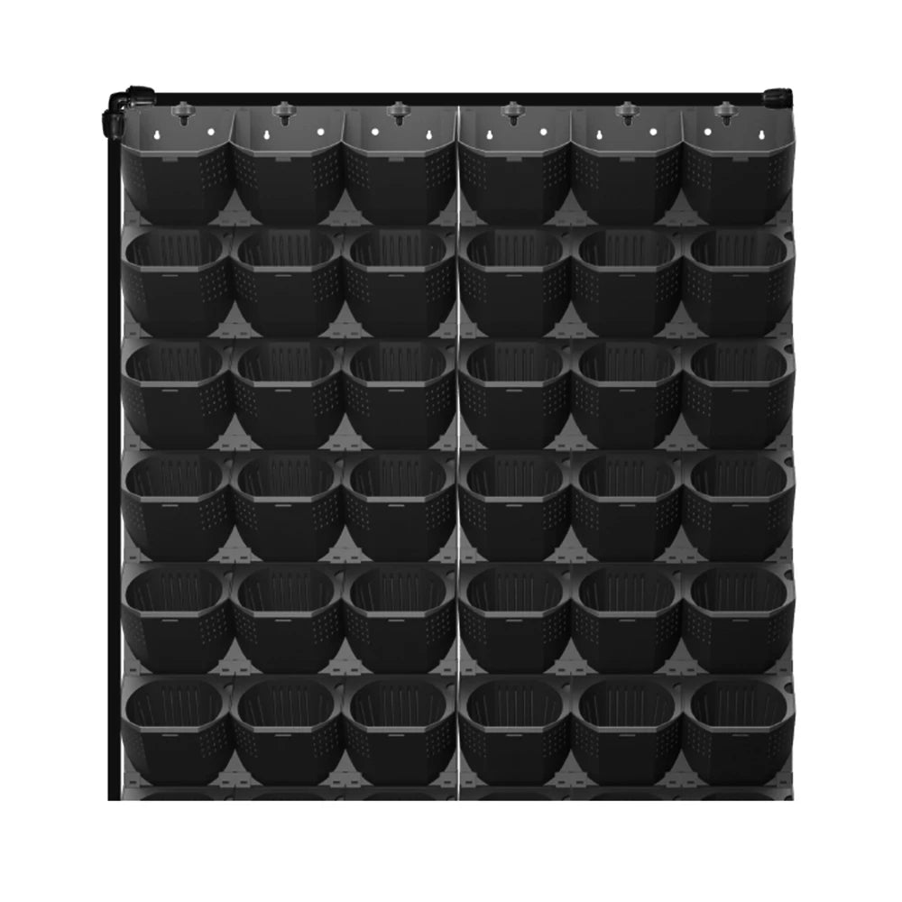 Naturix Self-Watering Vertical Garden Planter Plastic Hanging Container Flower Pots with Drainage for Indoor Use
