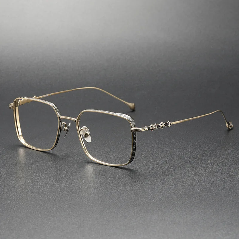 THERMOS I New Fashion Japanese Design Custom logo Women Luxury Rectangles Eyeglasses  Optical Glasses  Eyeglass Frames