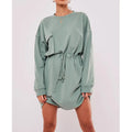 K210117 Fashion Clothes Summer 2026 New Women Long Sleeve Sweater Dress Skirt Casual Dresses