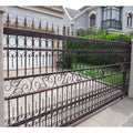 Wrought Iron Metal Sliding Gates Design for Garden Courtyard