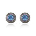LOUTEEMI Jewelry Trends Multiple Color Kpop Earrings Fashion Dainty Round for Women Men Wholesale