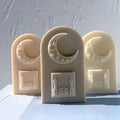 Ramadan Decor Candle Mold Arch Door Silicone Mould Moon Star Soy Wax Ramadan Gift Idea Home Decor