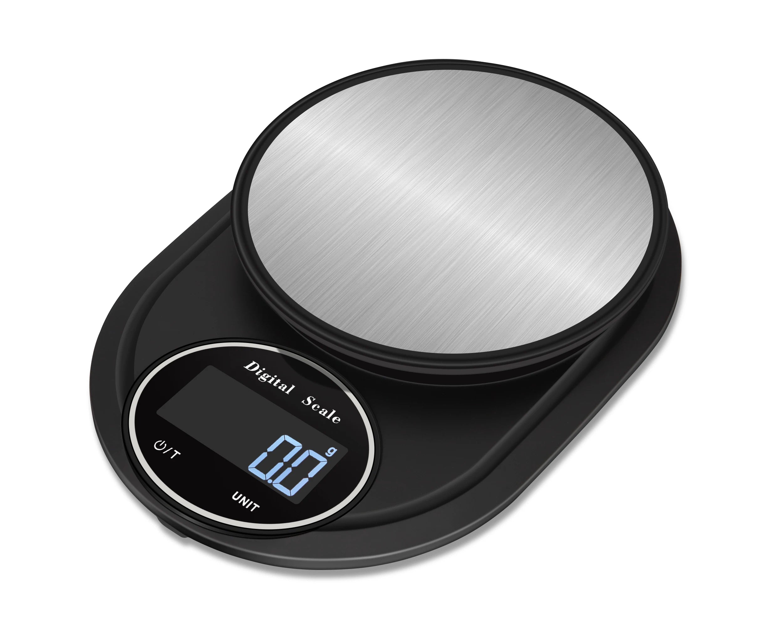 New Balance 5kg 11lb Digital Kitchen Scale Battery Powered ABS & Stainless Steel Portable Lightweight Accurate 12-Month Warranty
