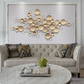 156*78cm Modern Luxury Metal Wall Decoration Living Room Sofa Wall Decoration Pendant Dining Room Iron Wall Decoration  for Home
