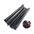 EPDM Forming Double Hole Industrial Rubber Gasket Sealing Strip with Screw Installation for Cold Room Sliding Door Insulation