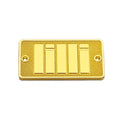 Custom Metal Clothing Logo Hijab Sewing Tag Small Letter Labels Zinc Alloy Tag Metal Brand Logo Label for Mens Clothing