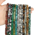 DIY Jewelry Accessories 4mm6mm8mm Sugar Cubes Nature Crystal square of Loose Beads for Gift tiger Eye Cat Eye Purple