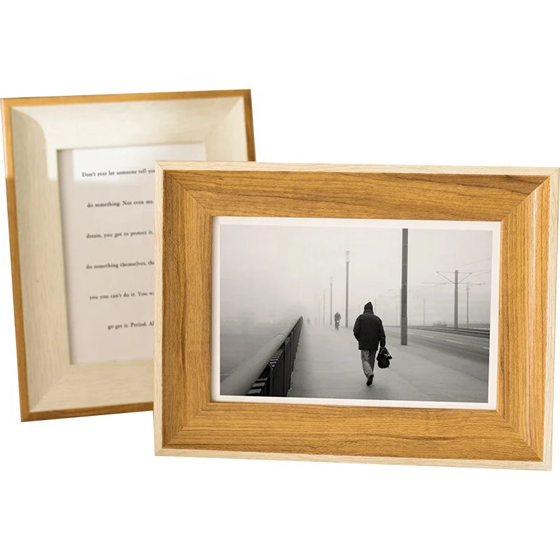 American Simple Wedding Photo Frame Wall Hanging Table Setting Plastic Resin Picture Frame for Home Decor