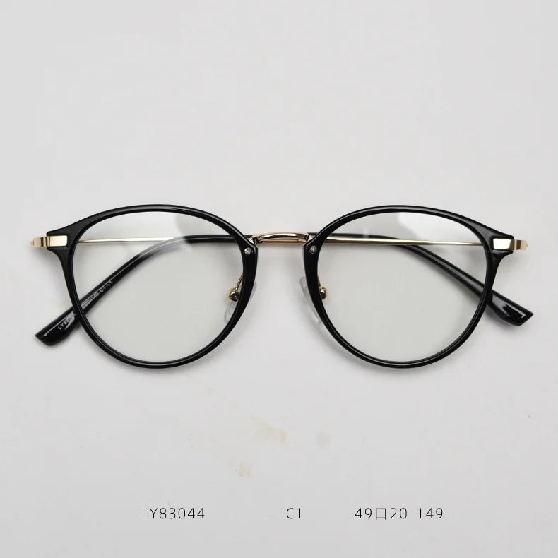 2025 Ultra-light Comfortable TR90 Eyewear Small Retro Round Optical Prescription Glasses Frame Men and Women