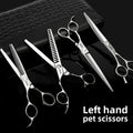 Left Hand  Scissors Curved Trimming Scissors 25 Degree Curved Scissors Stainless Steel 7.5 Inch Japan 440c