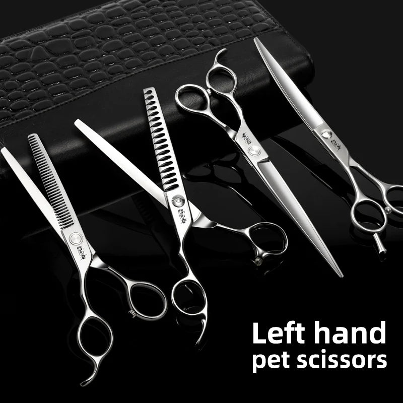 Left Hand  Scissors Curved Trimming Scissors 25 Degree Curved Scissors Stainless Steel 7.5 Inch Japan 440c