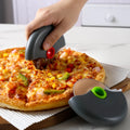 Manjia Hot Sale Food Grade Pizza Cutter Wheel with Protective Guard Stainless Steel Pizza Cutter Detachable Blade