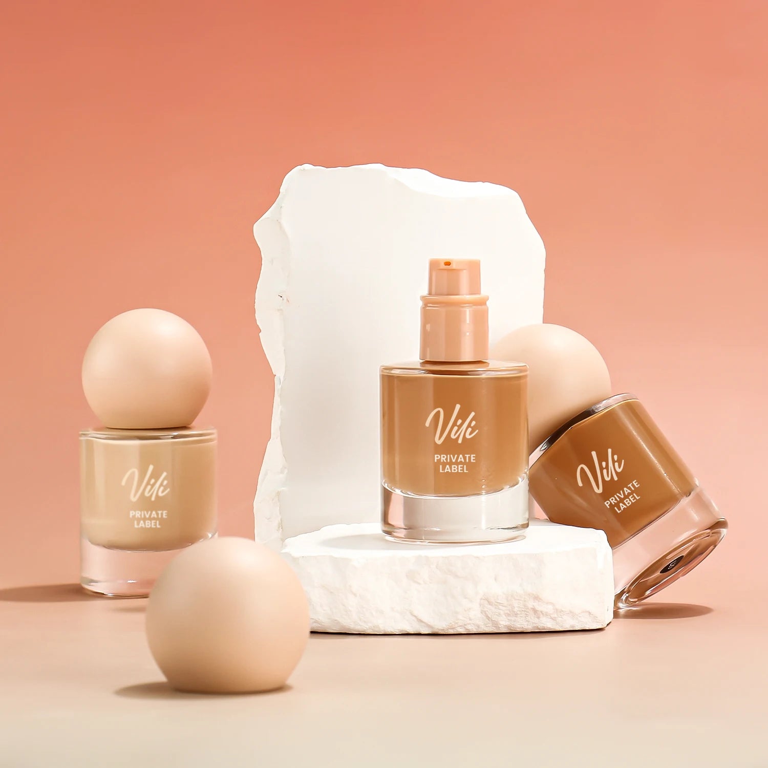 OEM Wholesale Tinted Moisturizer Bulk Foundation Makeup Low MOQ Organic Foundation Full Coverage Waterproof