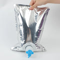 2023 Hot Sale Customised Size Butterfly Faucets Vino Milk Juice Beer Drink Coffee Aseptic Packaging Aluminum Foil BIB Bag
