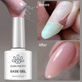 BORN PRETTY HEMA TPO Free Jelly Nude Nail Construction Fiber Rubber Base Gel Nail Polish for Repair Broken Nails Strengthener