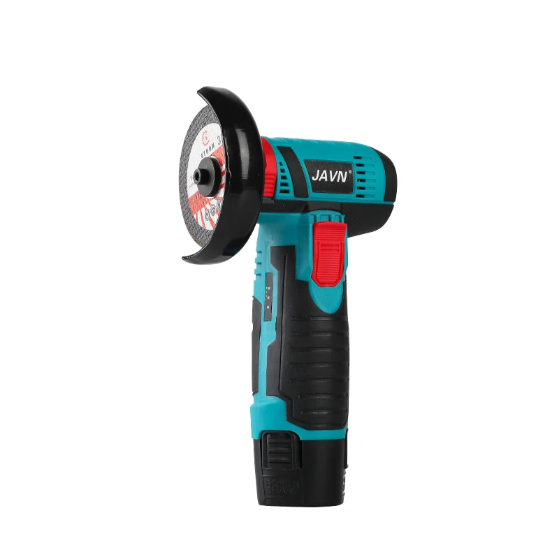 JY JAVN 12V Angle Grinder 10000RPM Electric Polishing Grinding Machine Mini Cordless Lithium Battery Power Tool Kit Polisher DIY