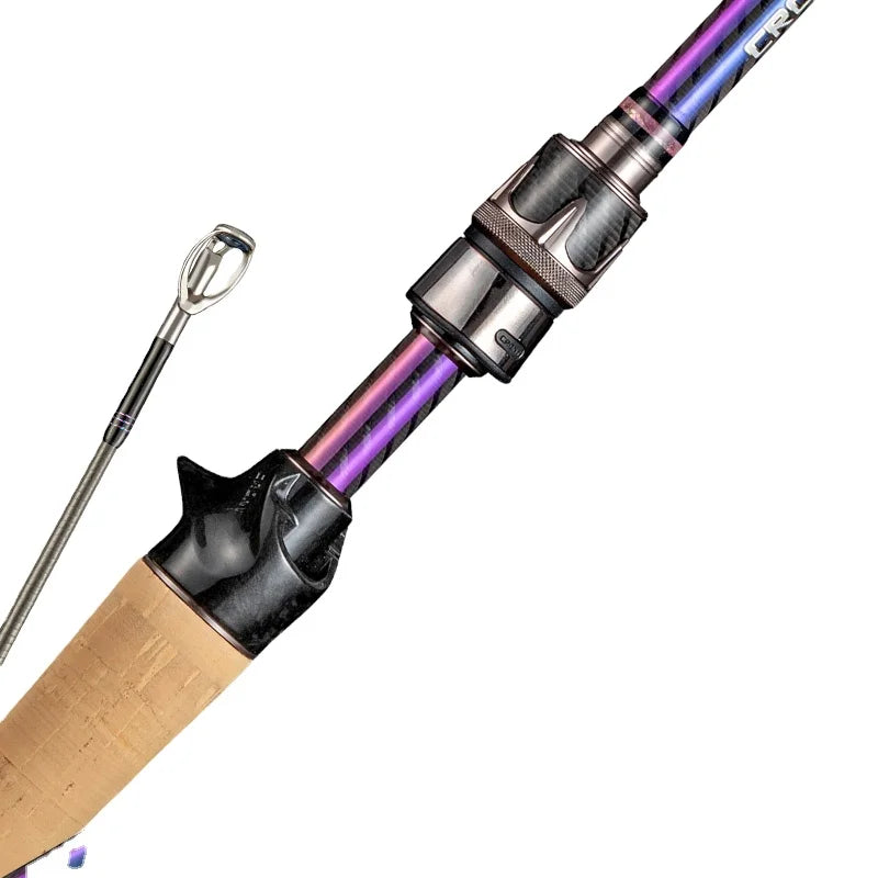 Casting and Spinning Extra Fast Action 4A Grade Cork FUJI F Ring Carbon Fiber Reel Seat Soft Lure Fishing Rods