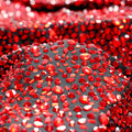 F007 New Design Fabric Diamante Rhinestone Mesh Fashion Rhinestone Beaded Fabric Mesh