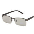 2021 Men Women Photochromic Polarized Sunglasses UV400 Night Vision with 1035 Metal Frame Gray Color for Driving Fishing