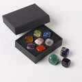 Hongzhuo Wholesale Natural Crystals Carving Carved Chakra Cube Stones Polished for Souvenir Gift Crafts