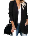 Women's 2023 Fall Winter Long Sleeve Open Front Casual Lightweight Soft Knit Cardigan Sweater Outerwear