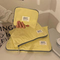 Custom Water Resistant Nylon Fabric Shoe Bag Zipper Closure Portable Light-weight Cloth Organizer Bag Set for Travel
