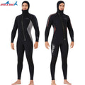 Delicate 5mm SCR Neoprene Wet Suit Front Zip Printed Mercerized Velvet Long Sleeve Wetsuit Hood for Surfing Diving Spearfishing