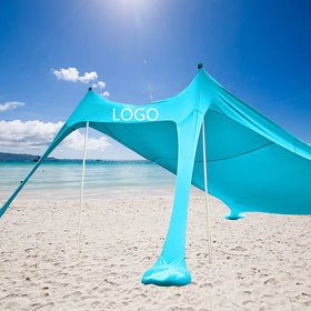 Woqi Rainproof Outdoor Protection Camping Sunshade Foldable Beach Tent Sun Shelter Rain Fly Tarp